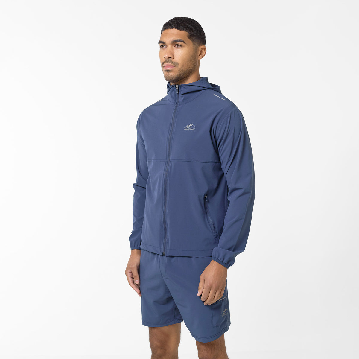 Tech Windbreaker Twinset | Navy – Closure London