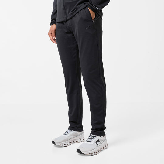 Men's Black Endurance Pant Closure London Front View