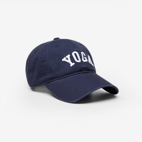 Women's Navy Yoga Cap Closure London Front View