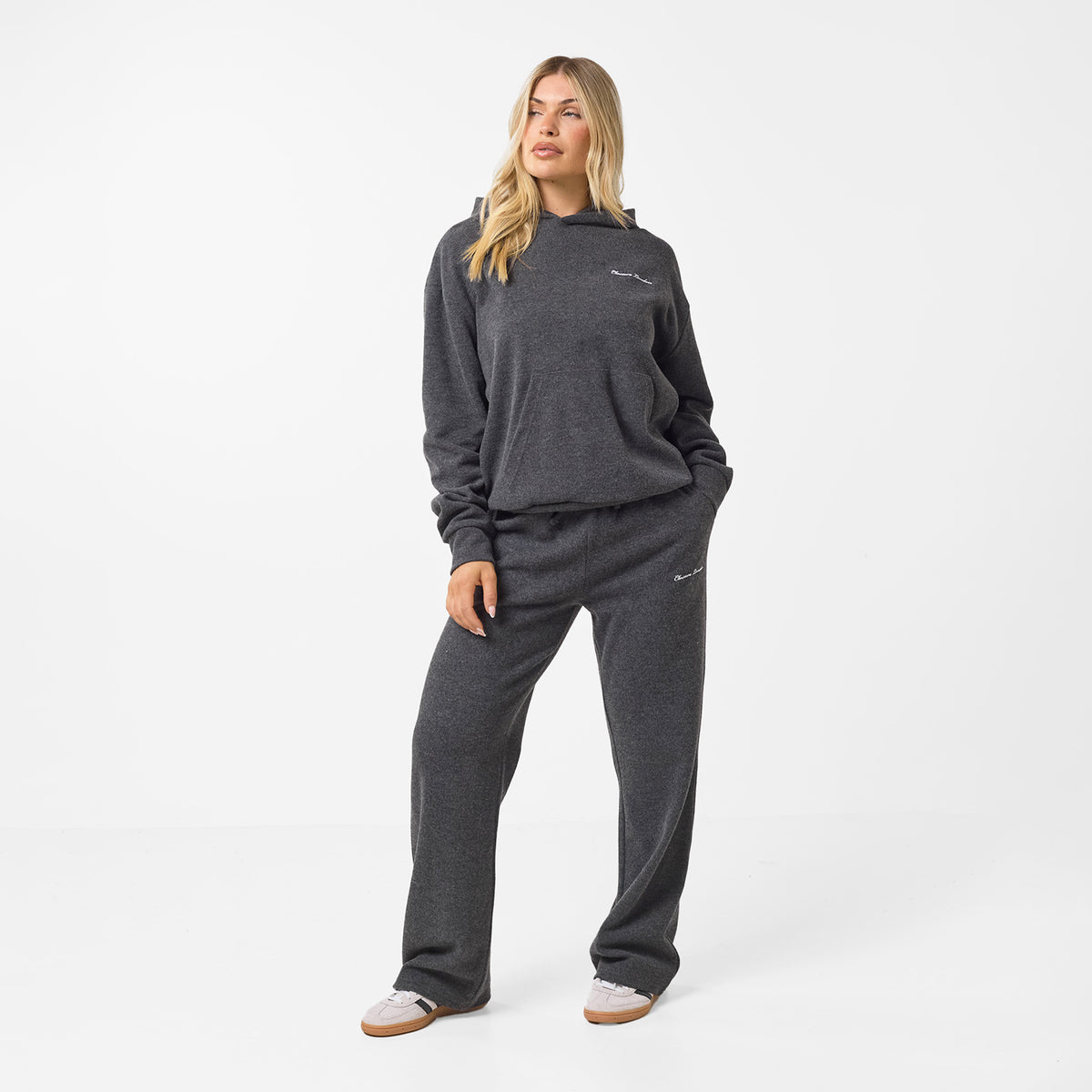 Soft Knit Tracksuit | Charcoal
