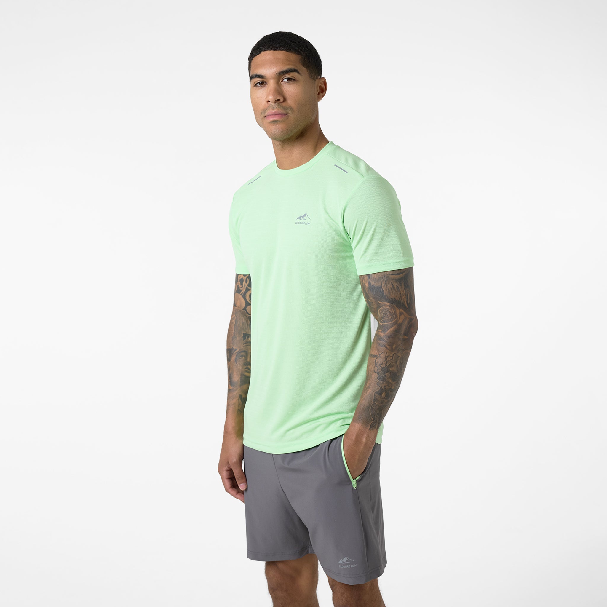 Training Twinset Lime Charcoal