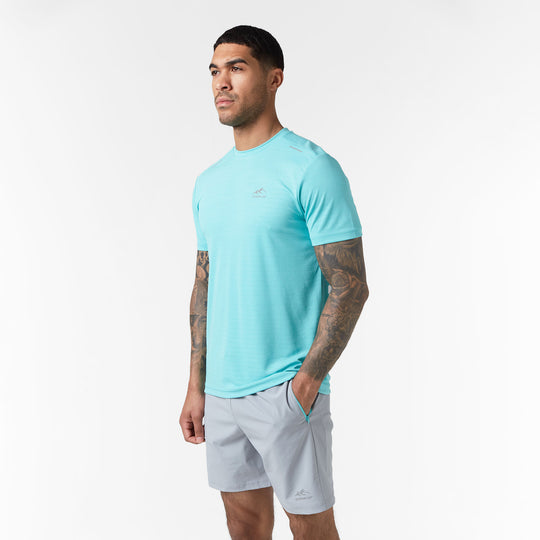 Men's  Aqua Grey Training Twinset  Closure London Front View