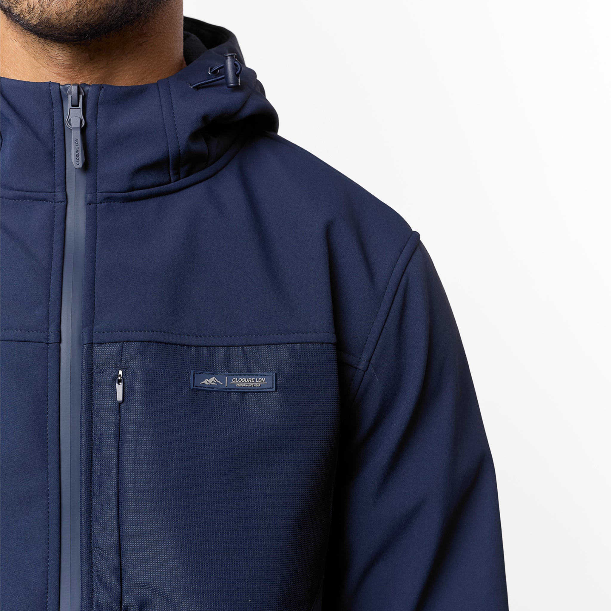 Navy Shell Jacket Design Softshell Jacket | Navy – Closure London