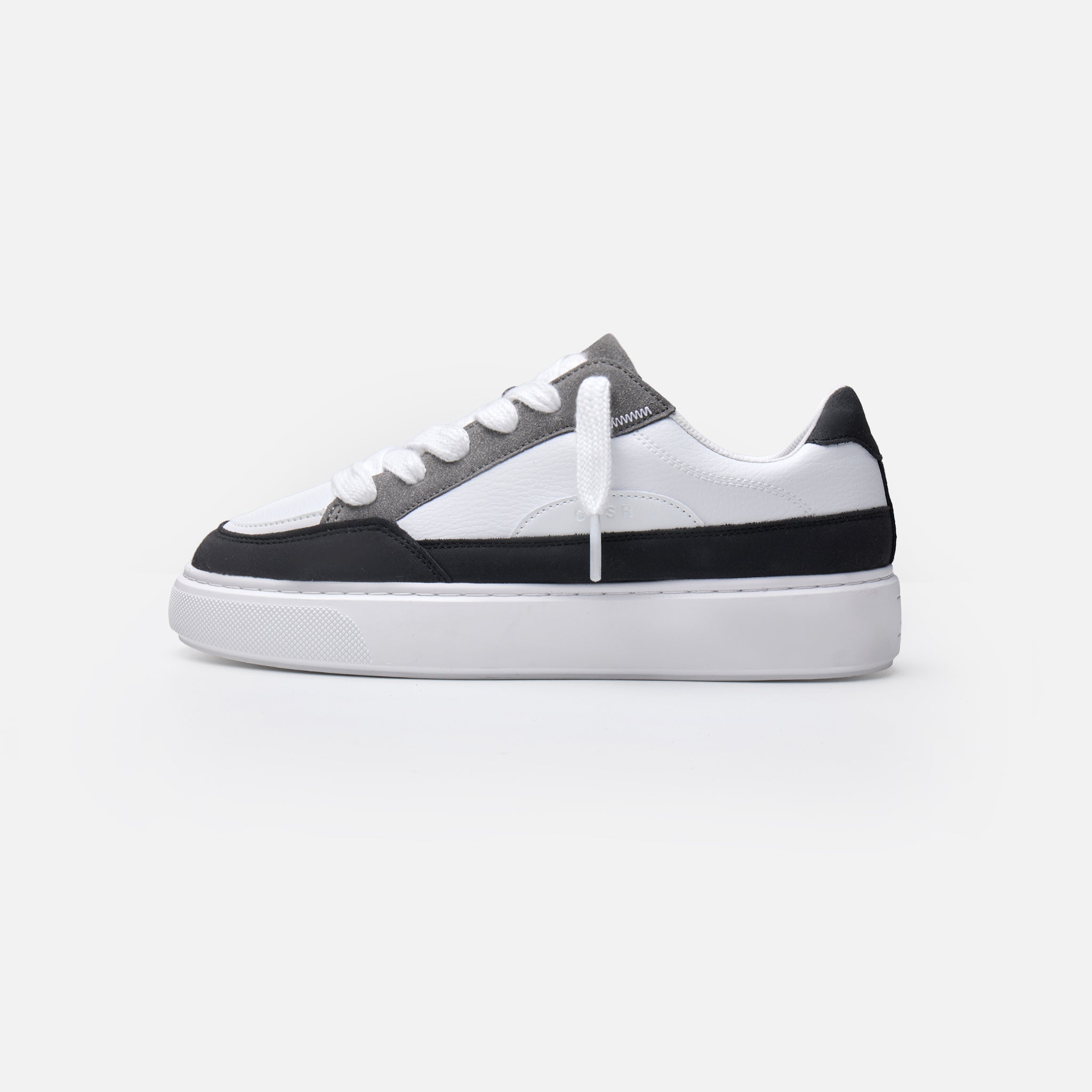 Premium Skate Shoe White Charcoal