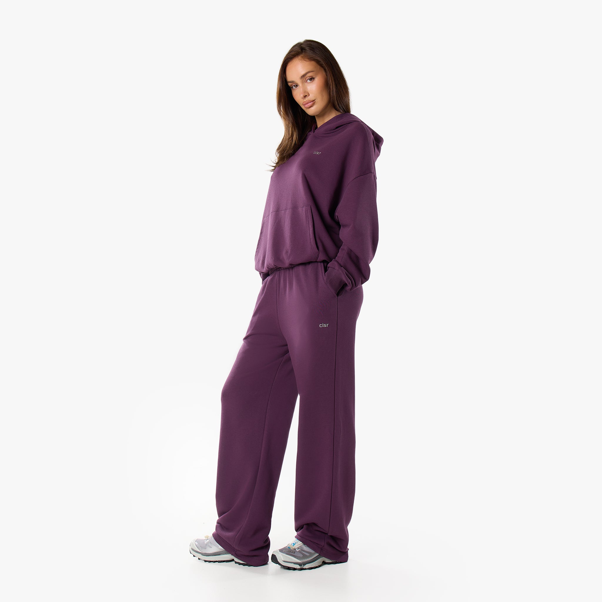 Java Plum Color Tracksuit Essential Logo Tracksuit | Plum – Closure London