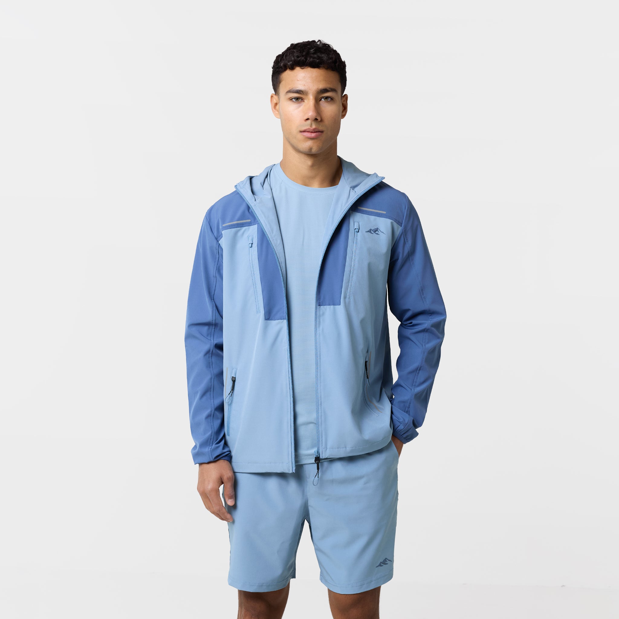 Colourblock Training Jacket Tri-Set | Light Blue – Closure London