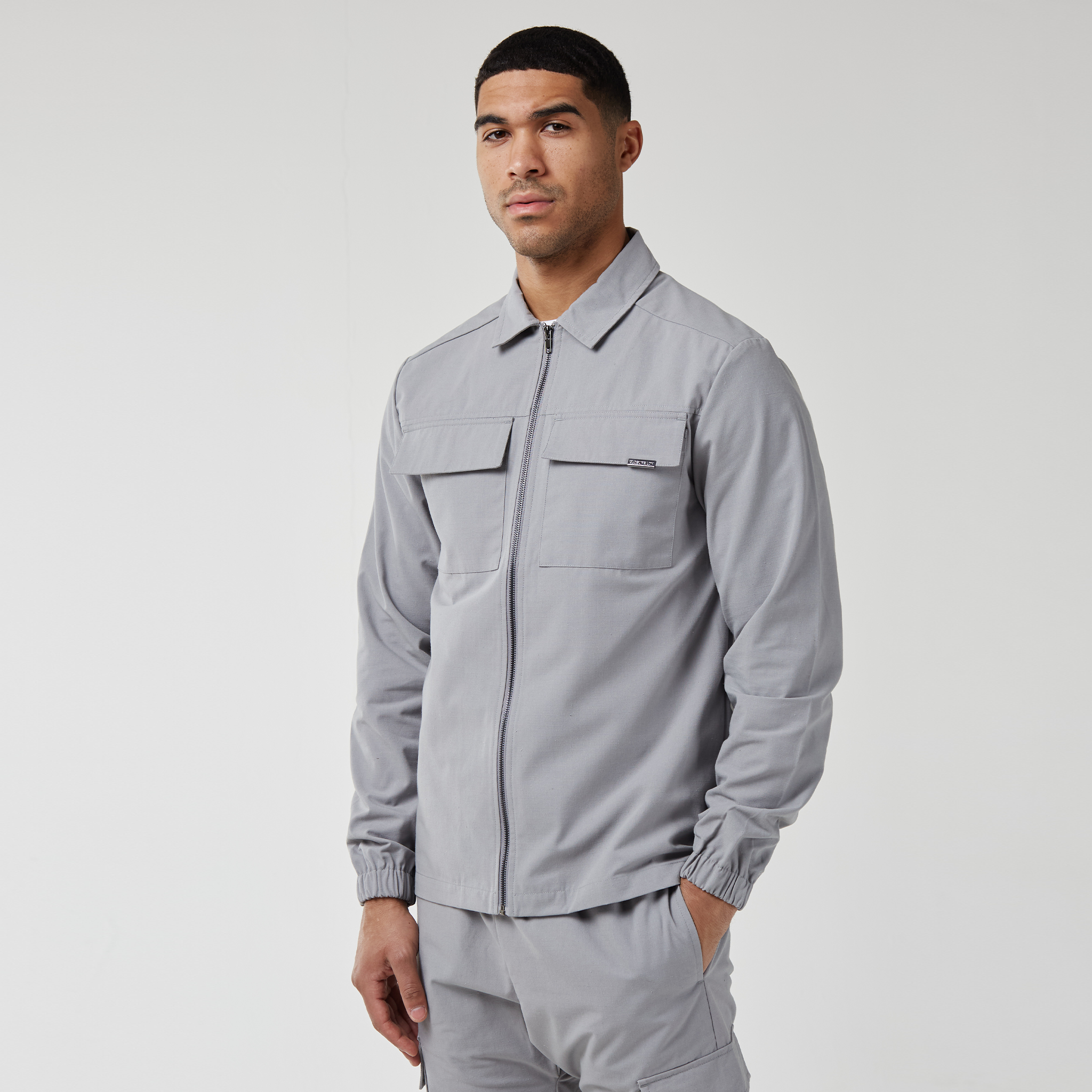 meer. RIPPLE OVERSHIRT gray meer. RIPPLE OVERSHIRT gray