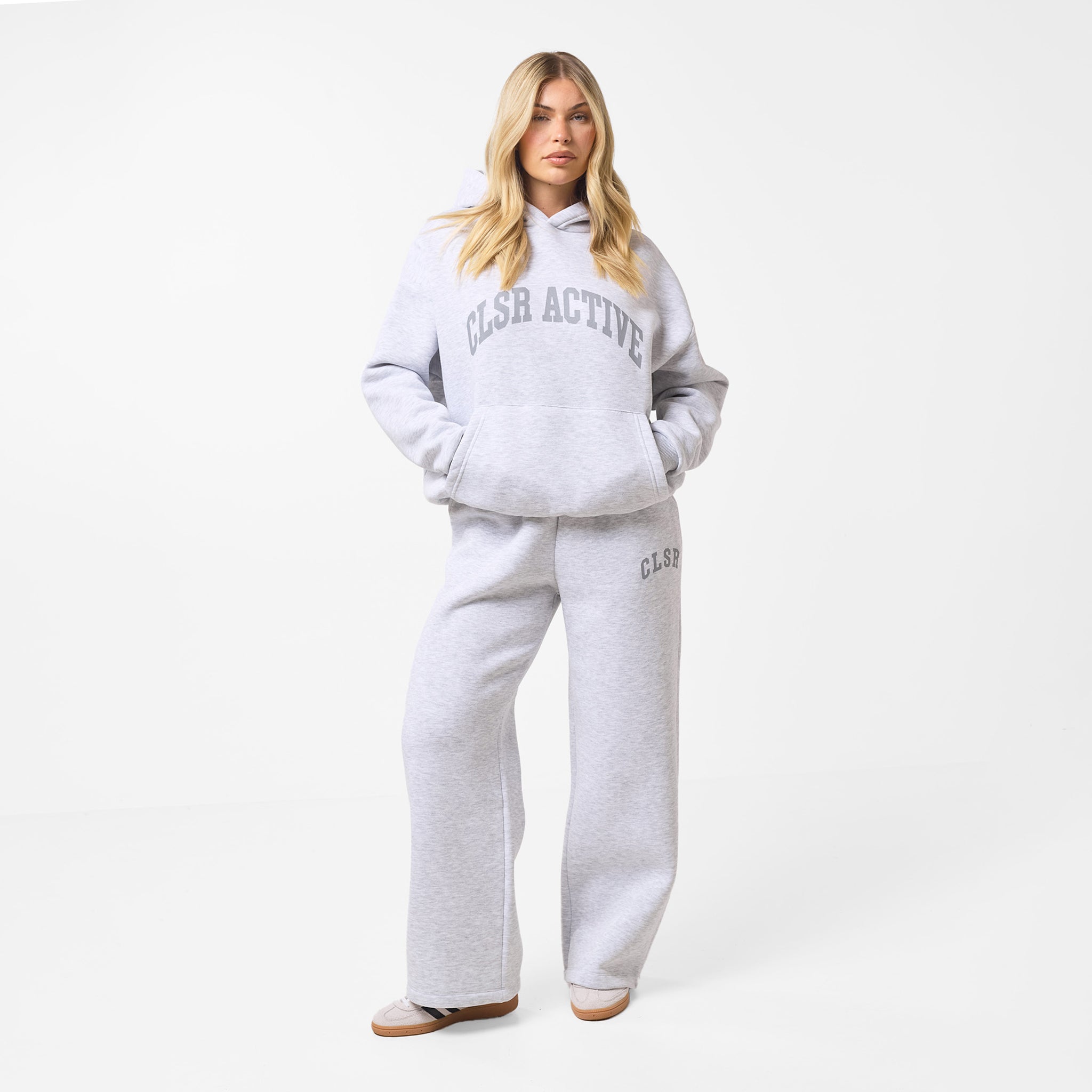 Active Open Hem Tracksuit Marl