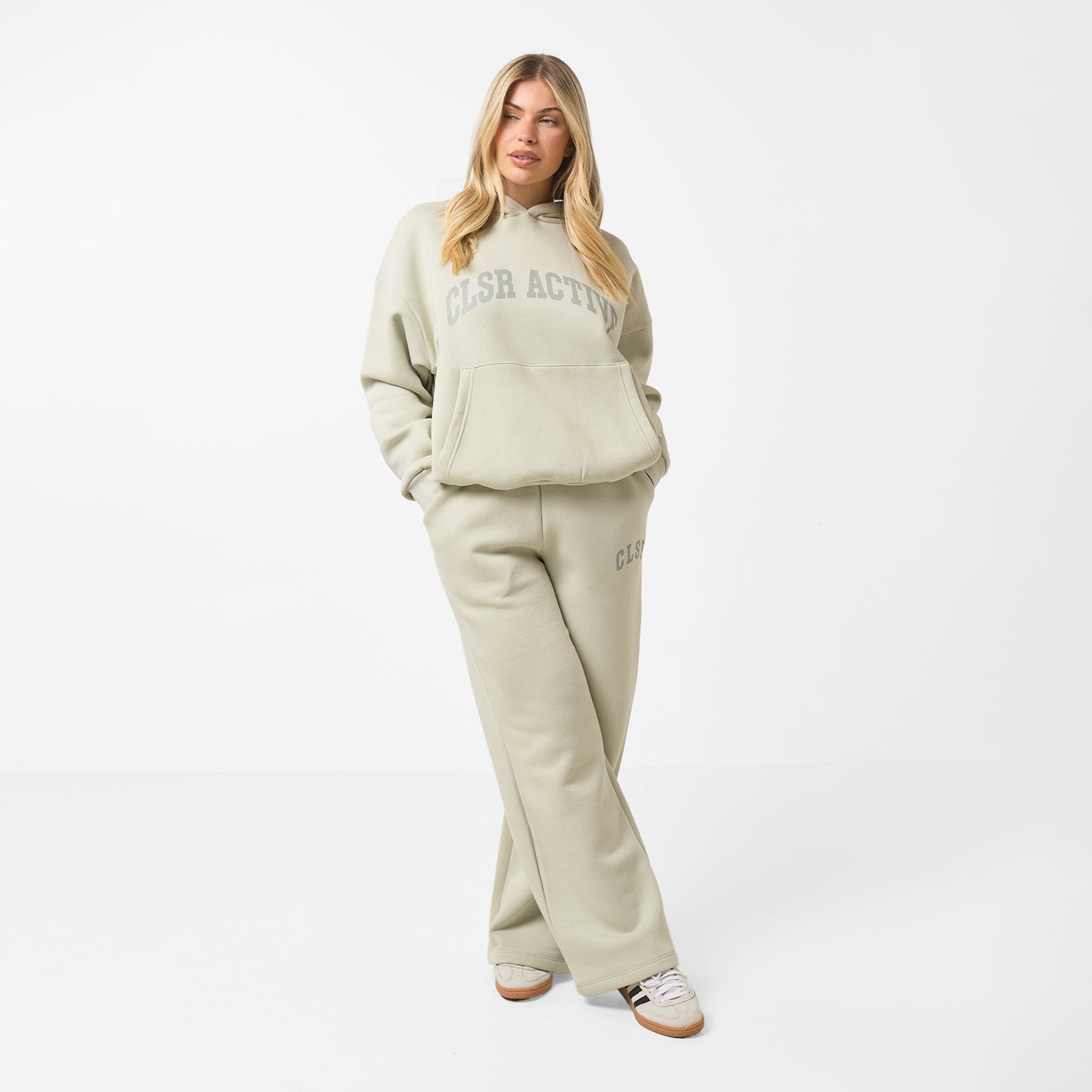 Active Open Hem Tracksuit Pistachio
