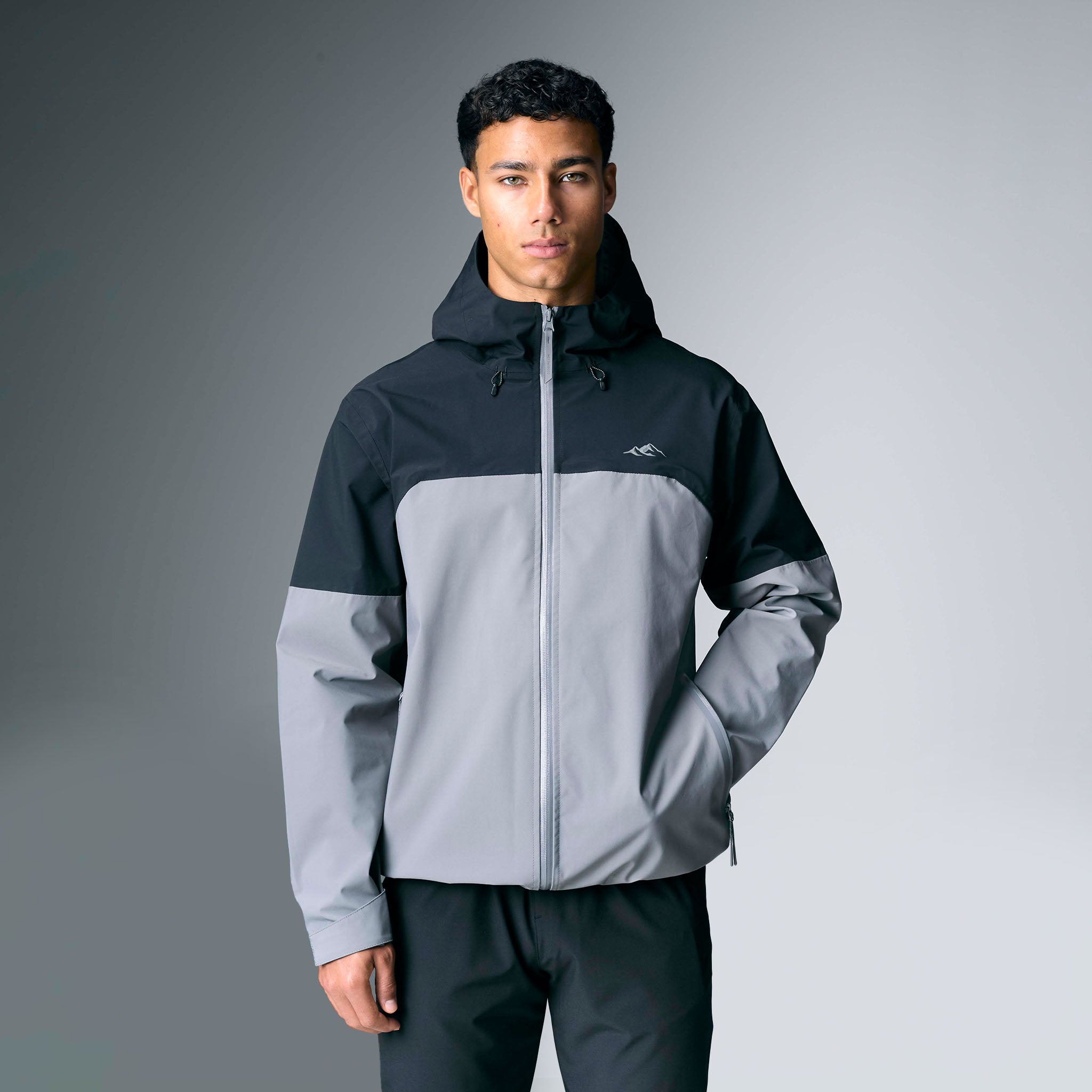 Gym Shell Jacket Layered Shell Sport Jacket 2.0 | Black/Charcoal – Closure London