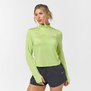 Closure London, Performance 1/4 Zip Top & Short Set | Matcha/Black