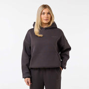 Closure London, Tonal Core Logo Hoodie | Espresso