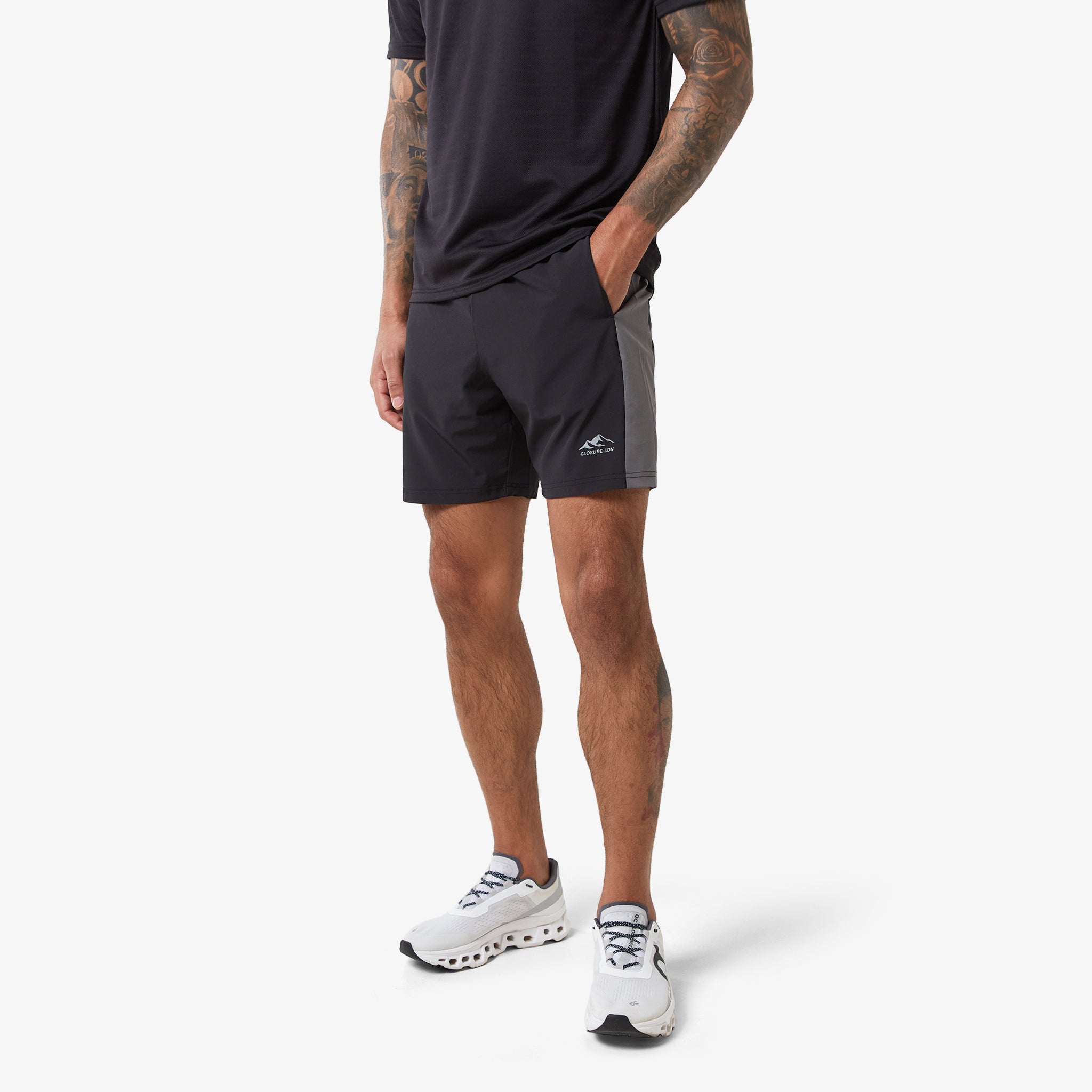 Core Cut & Sew Short Black Grey