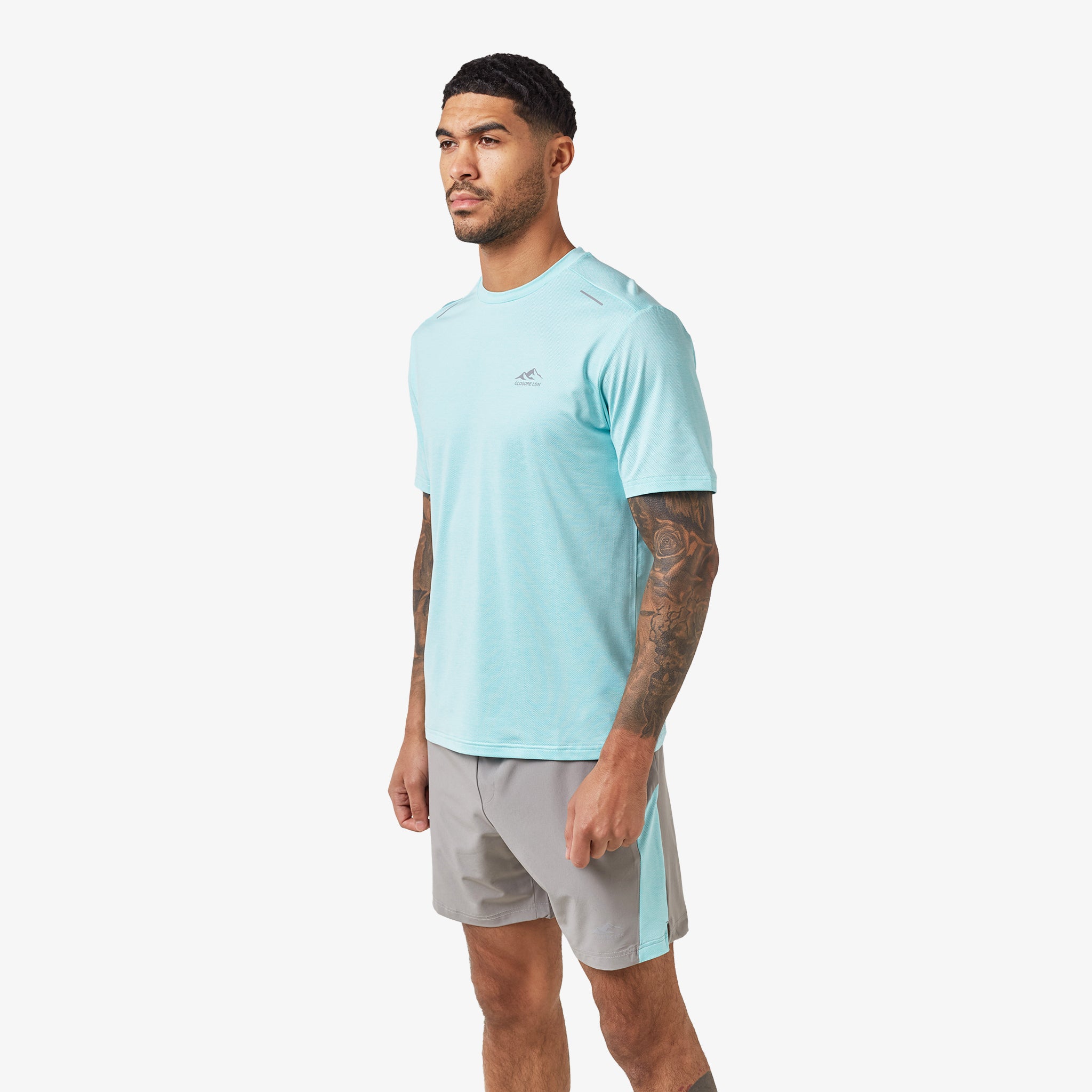 Space Dye Training Twinset Aqua