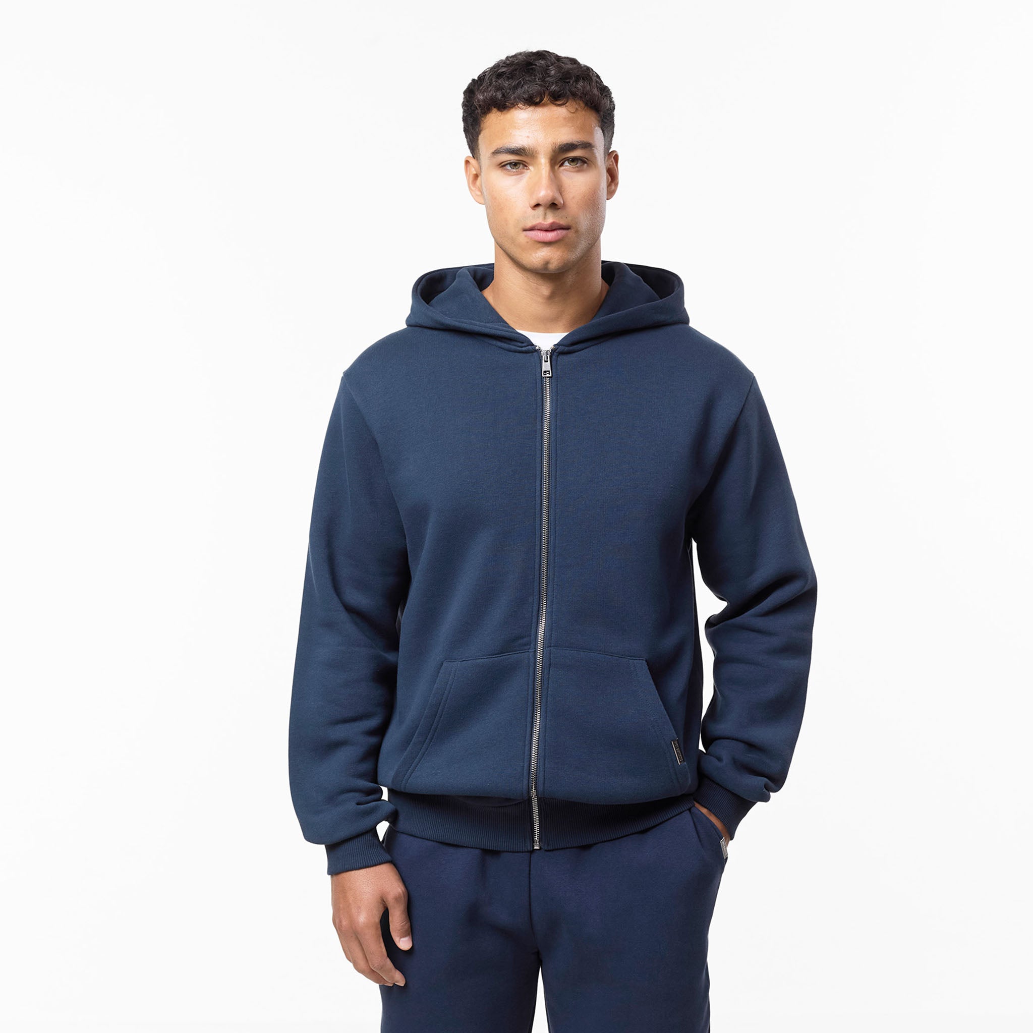 Full Zipper Thick Zipper Hoodie | Jacamo