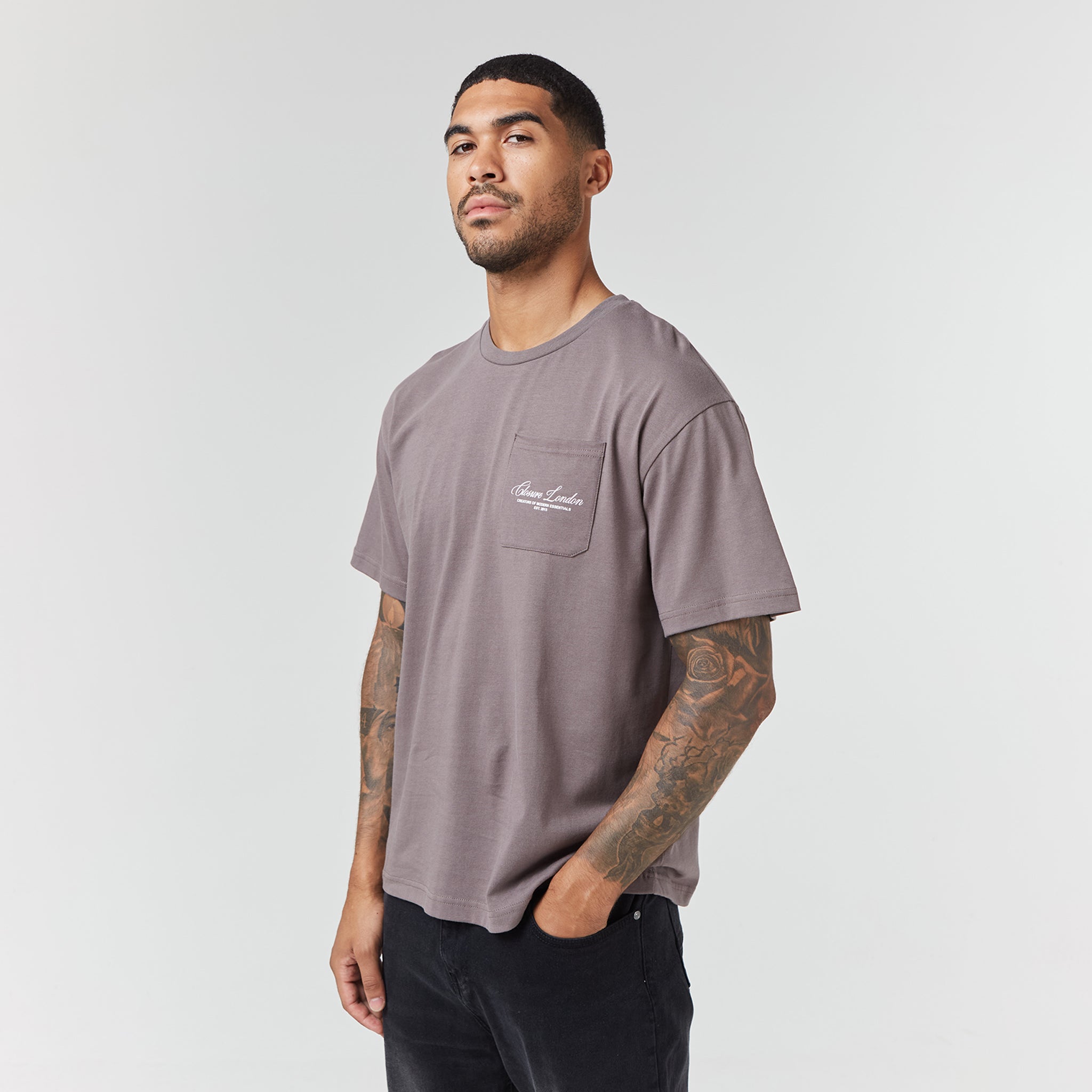 Script Logo Pocket T Shirt