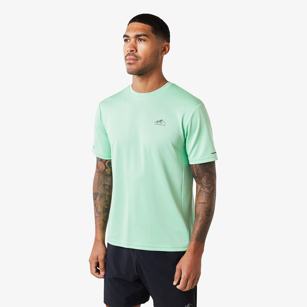 Men's Mint Cut & Sew T-Shirt  Closure London  Front View