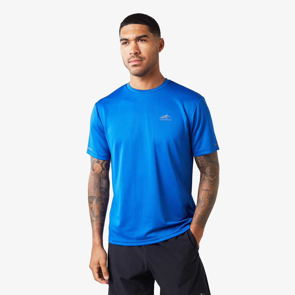 Men's  Cobalt Cut & Sew T-Shirt  Closure London  Front View