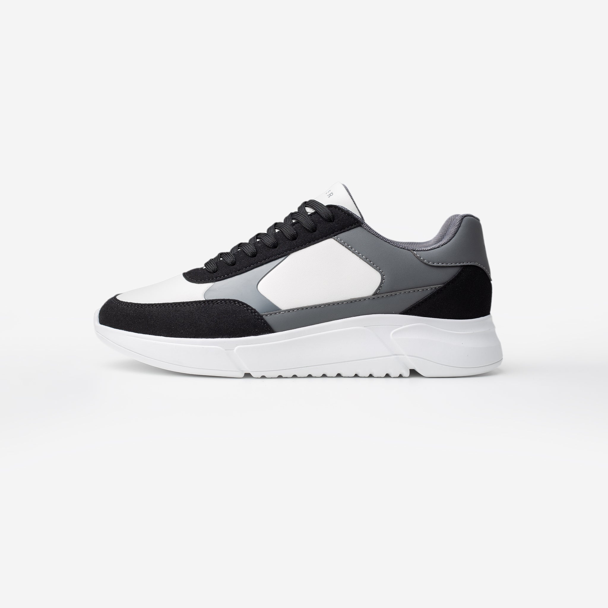 Premium LTHR Runner White Black