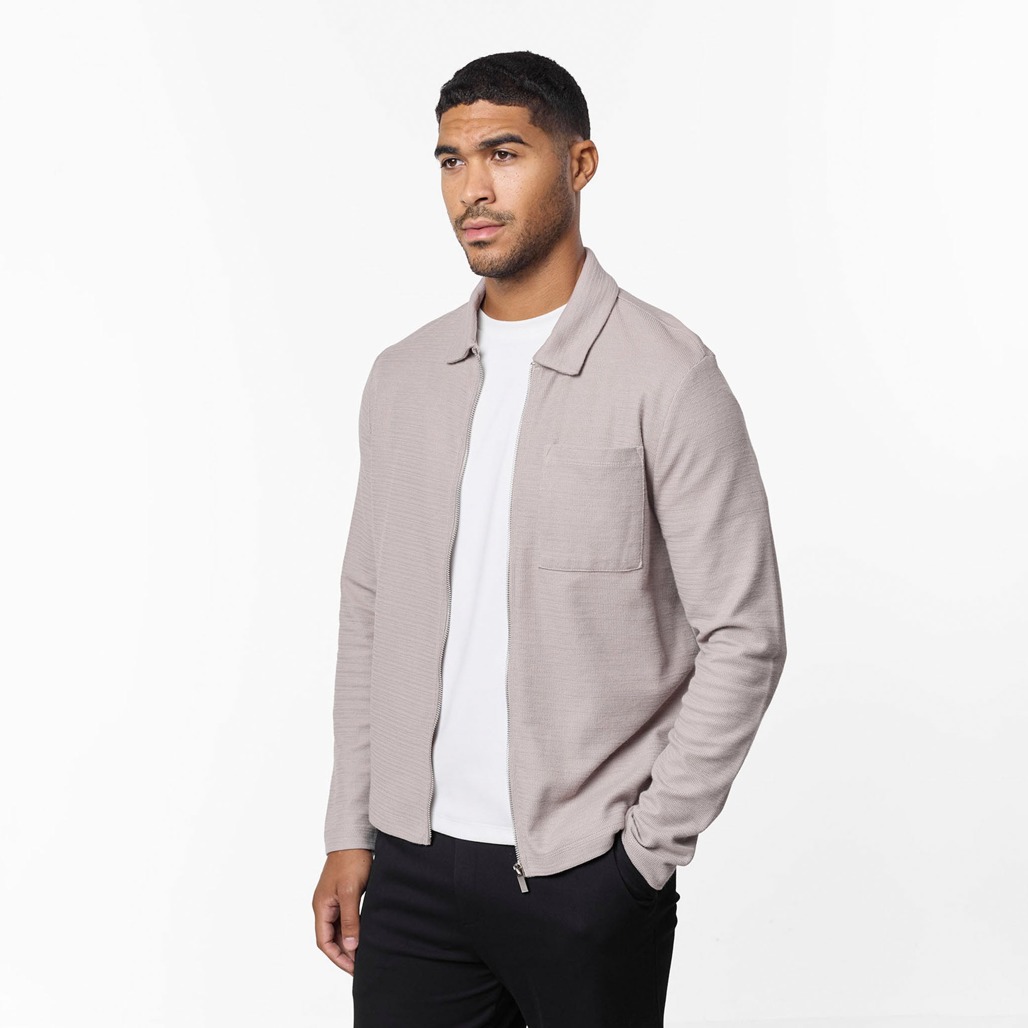 【即日発送】STONE  Zip Over Shirt 春夏 CLSR50194_0000_CLSR5019_0004_C