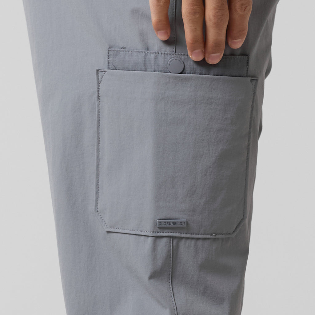 Double Pocket Tech Trouser | Mid Grey – Closure London