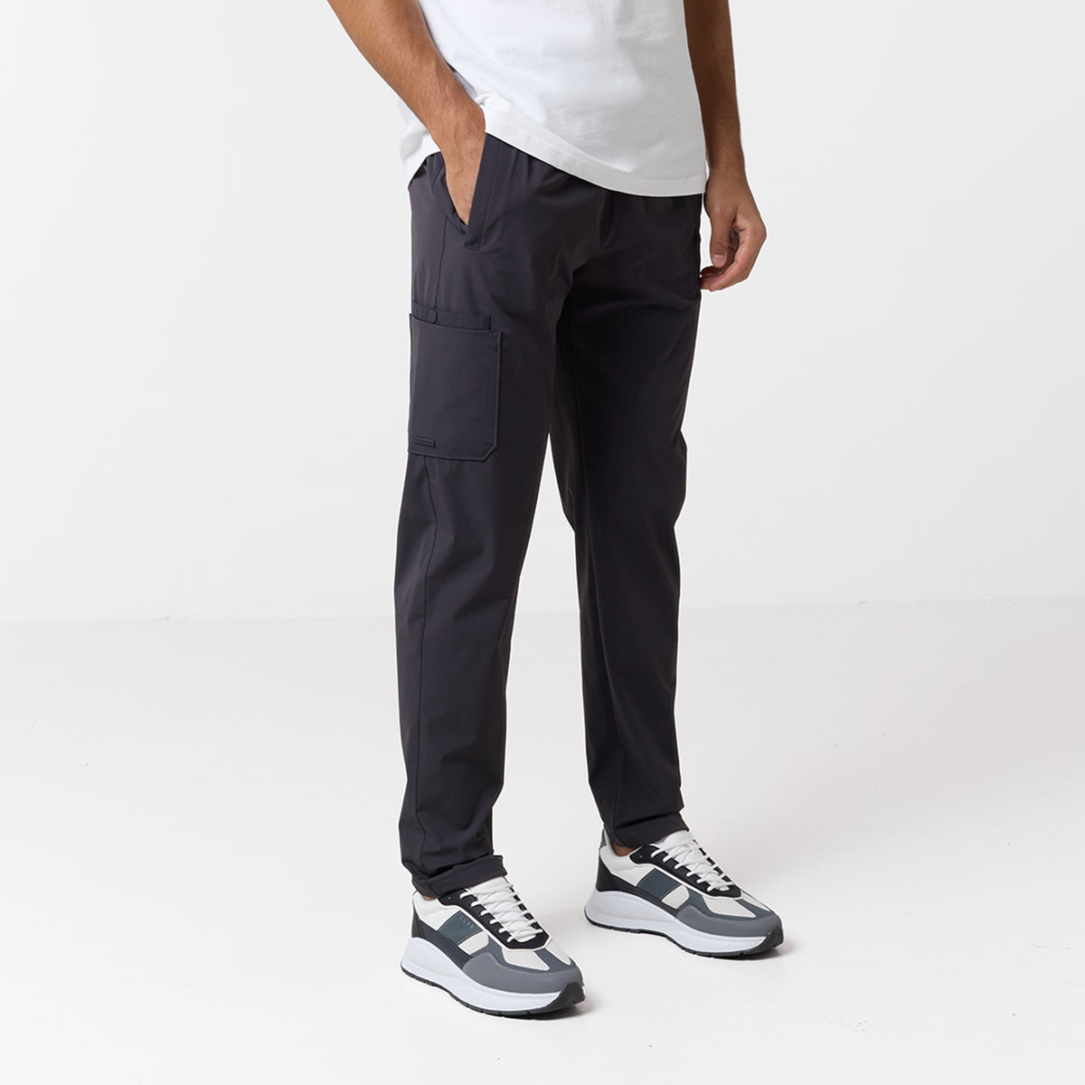 Pocket Tech Double Pocket Tech Trouser | Charcoal – Closure London