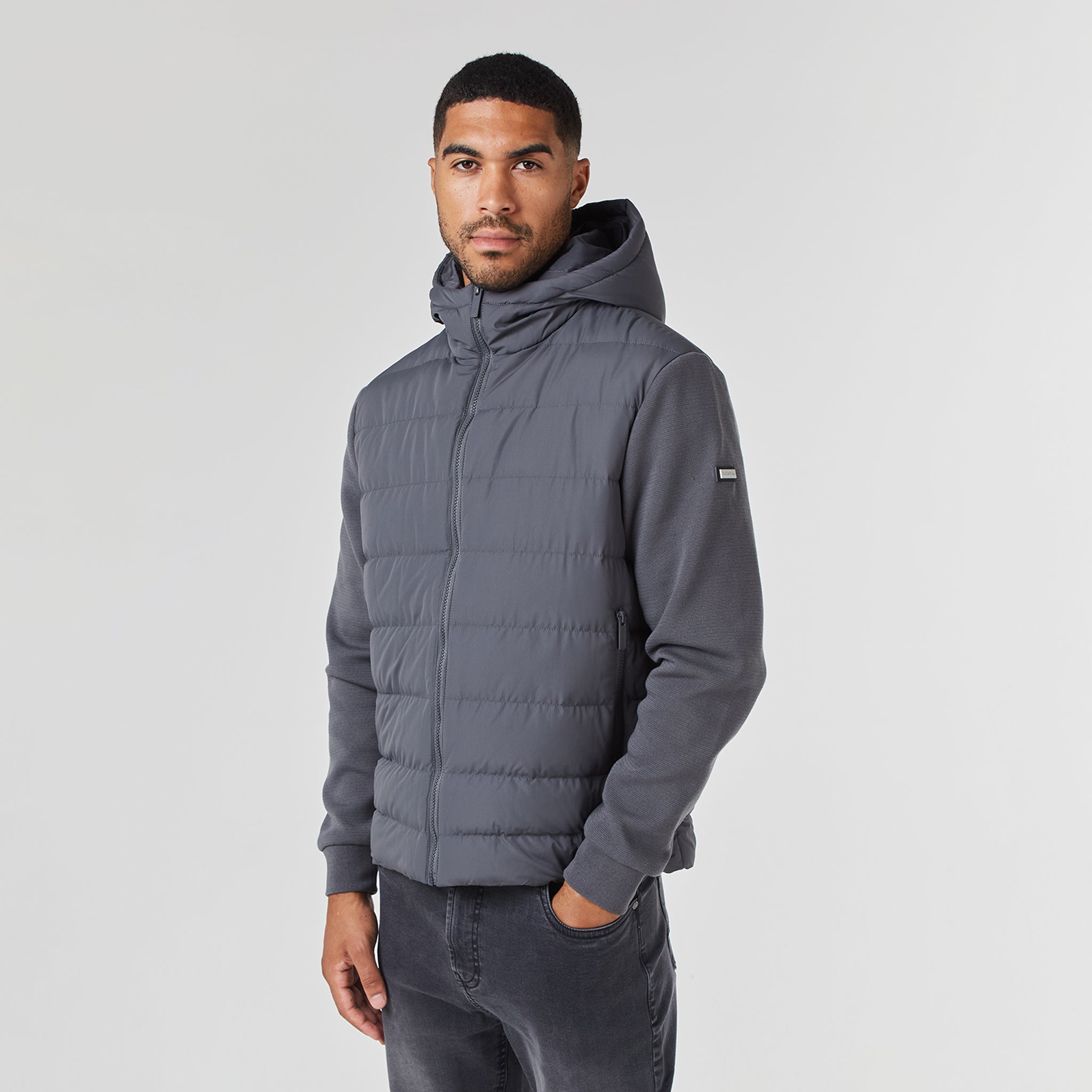 Hooded Hybrid Jacket