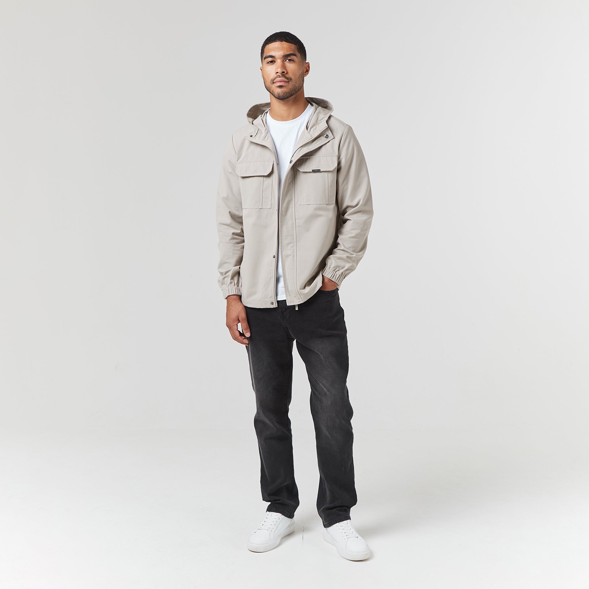 Premium Ripstop Jacket | Stone – Closure London