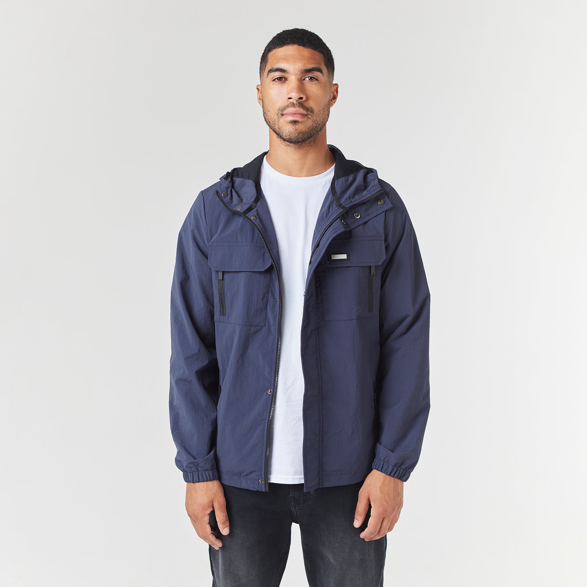 Data Outlet Jacket Tech Utility Jacket | Navy – Closure London