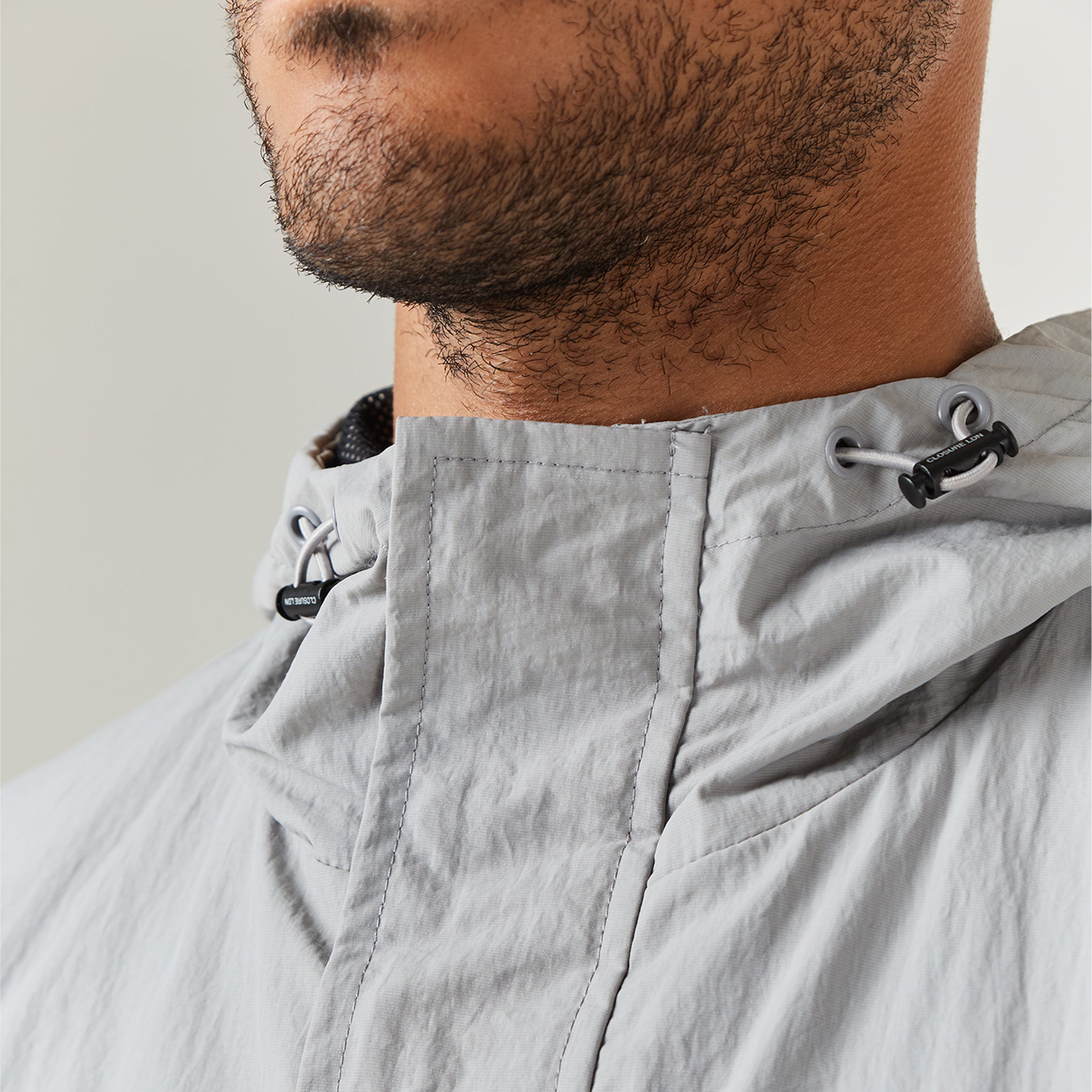 Grey Tech Jacket Tech Utility Jacket | Ice Grey – Closure London