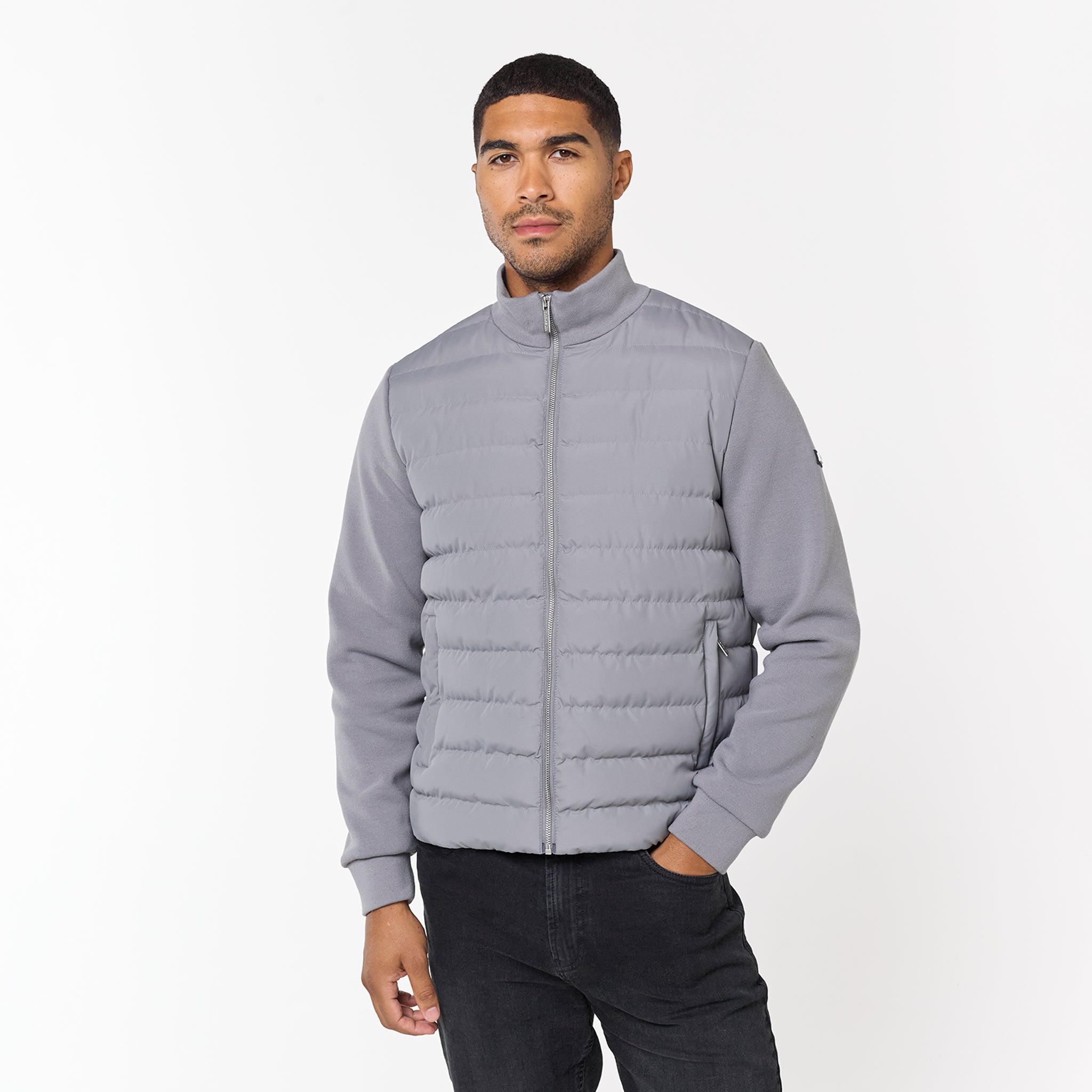 Smart Hybrid Jacket | Mid Grey – Closure London
