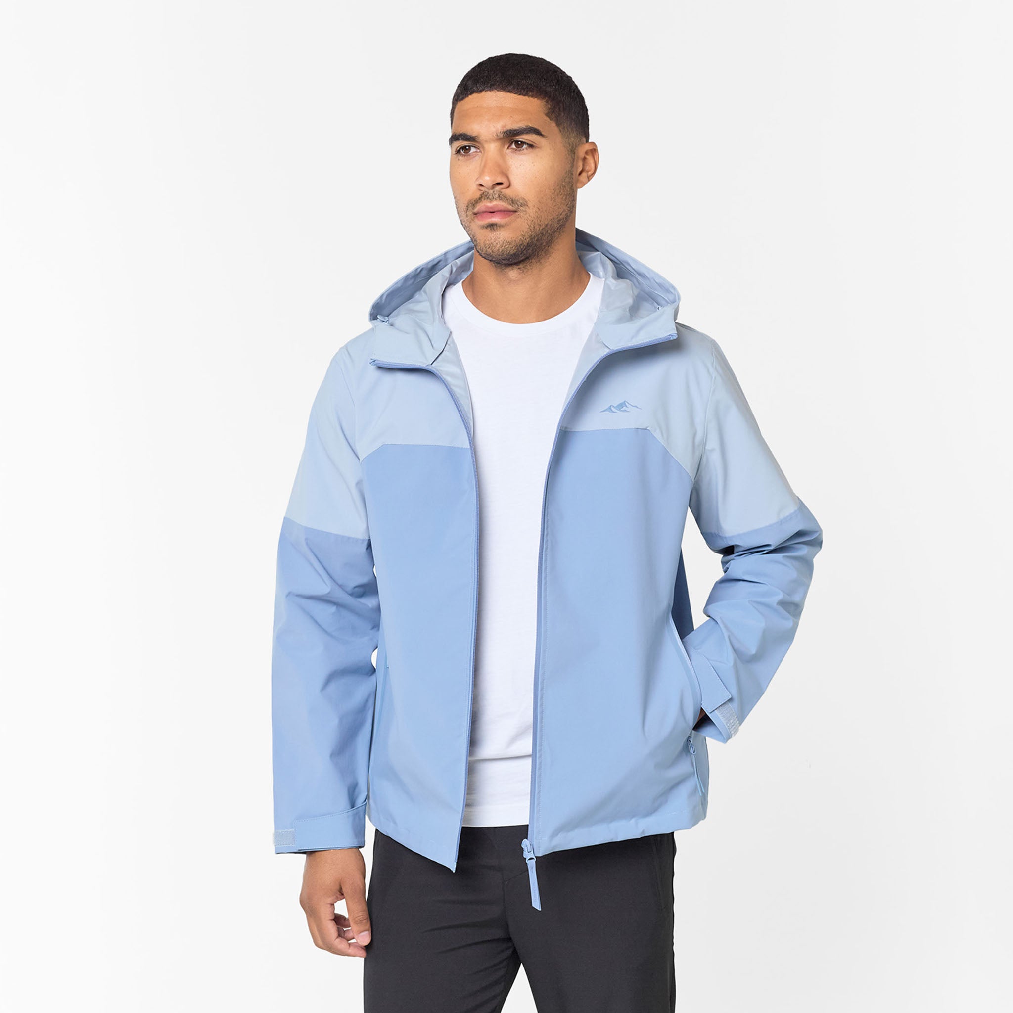 Hard Shell Jacket Blue Layered Shell Sport Jacket 2.0 | Dusty Blue/Blue – Closure London