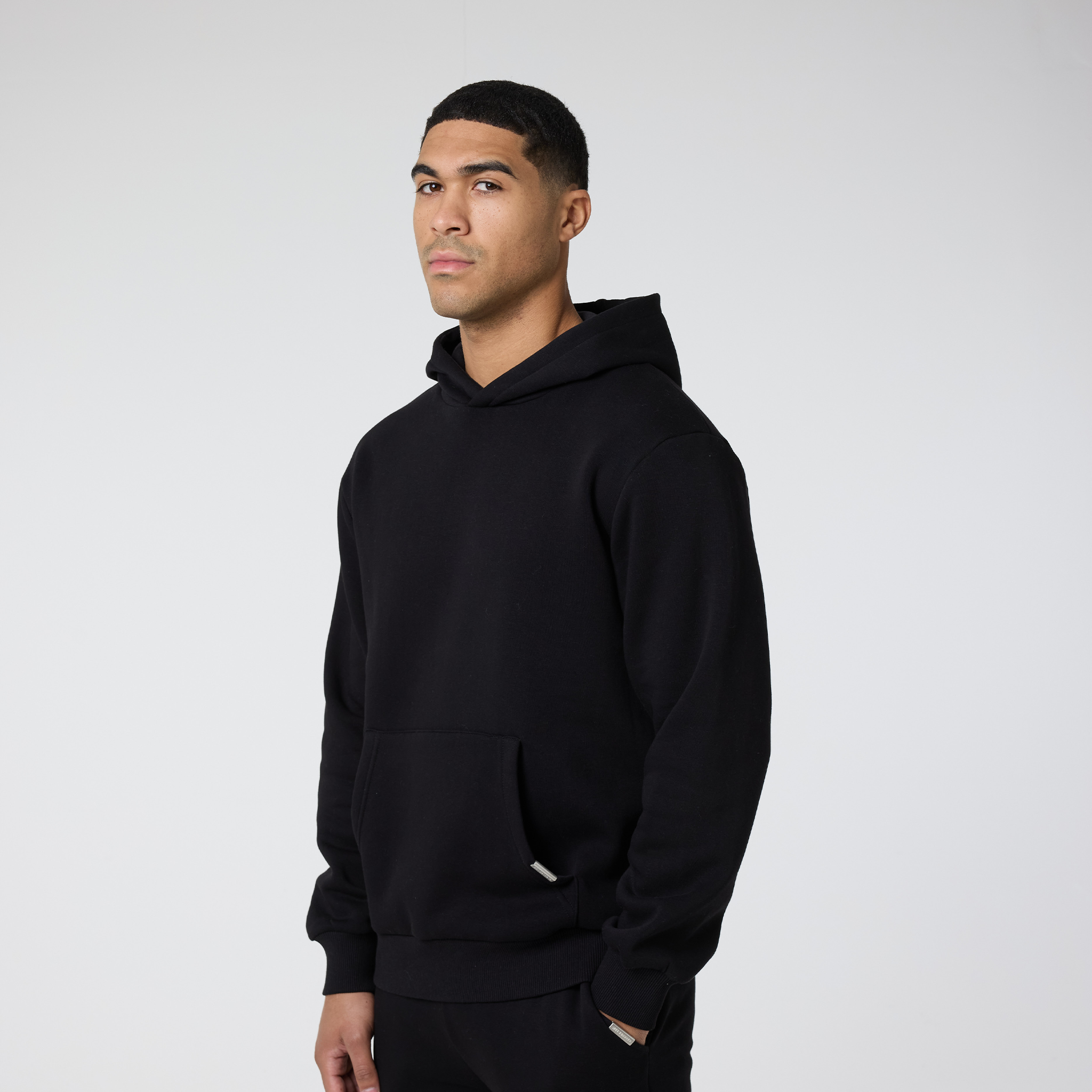 Relaxed Fit Hoodie Black