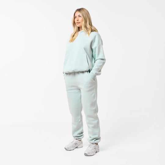 Women's Core Logo Tracksuit  Sage Closure London Front View