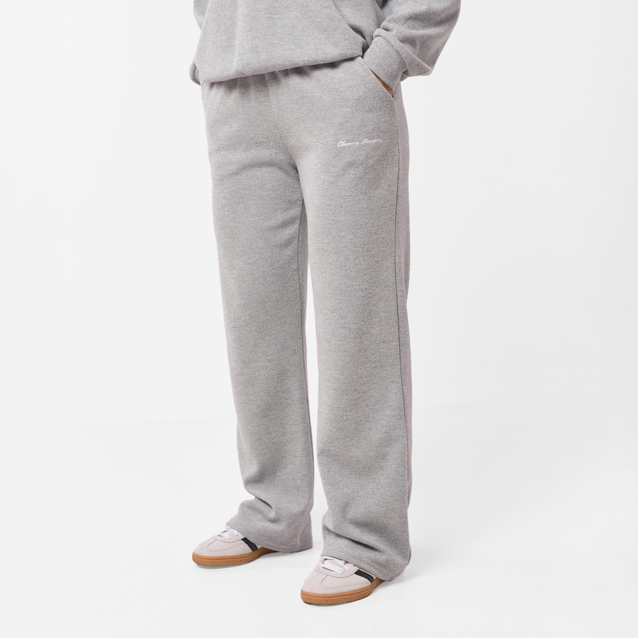 Soft Knit Wide Leg Pant Marl