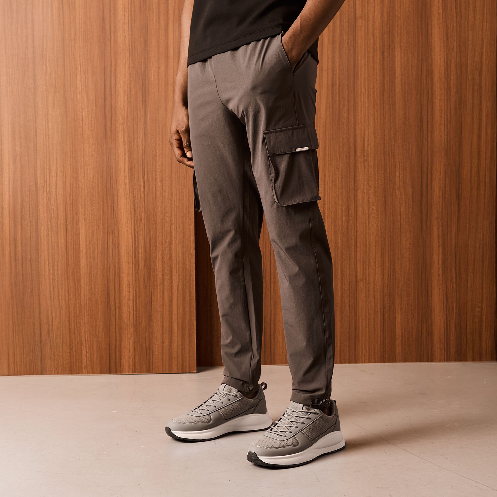 ラスト一点】NACHE CONVEX TIE CARGO PANTSチャコール ラスト一点