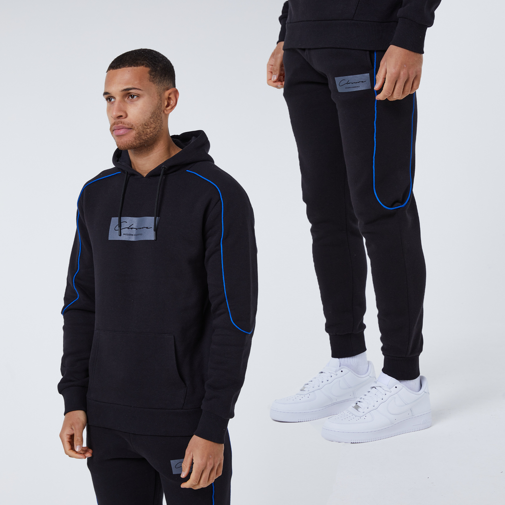 Men's piped box logo tracksuit 