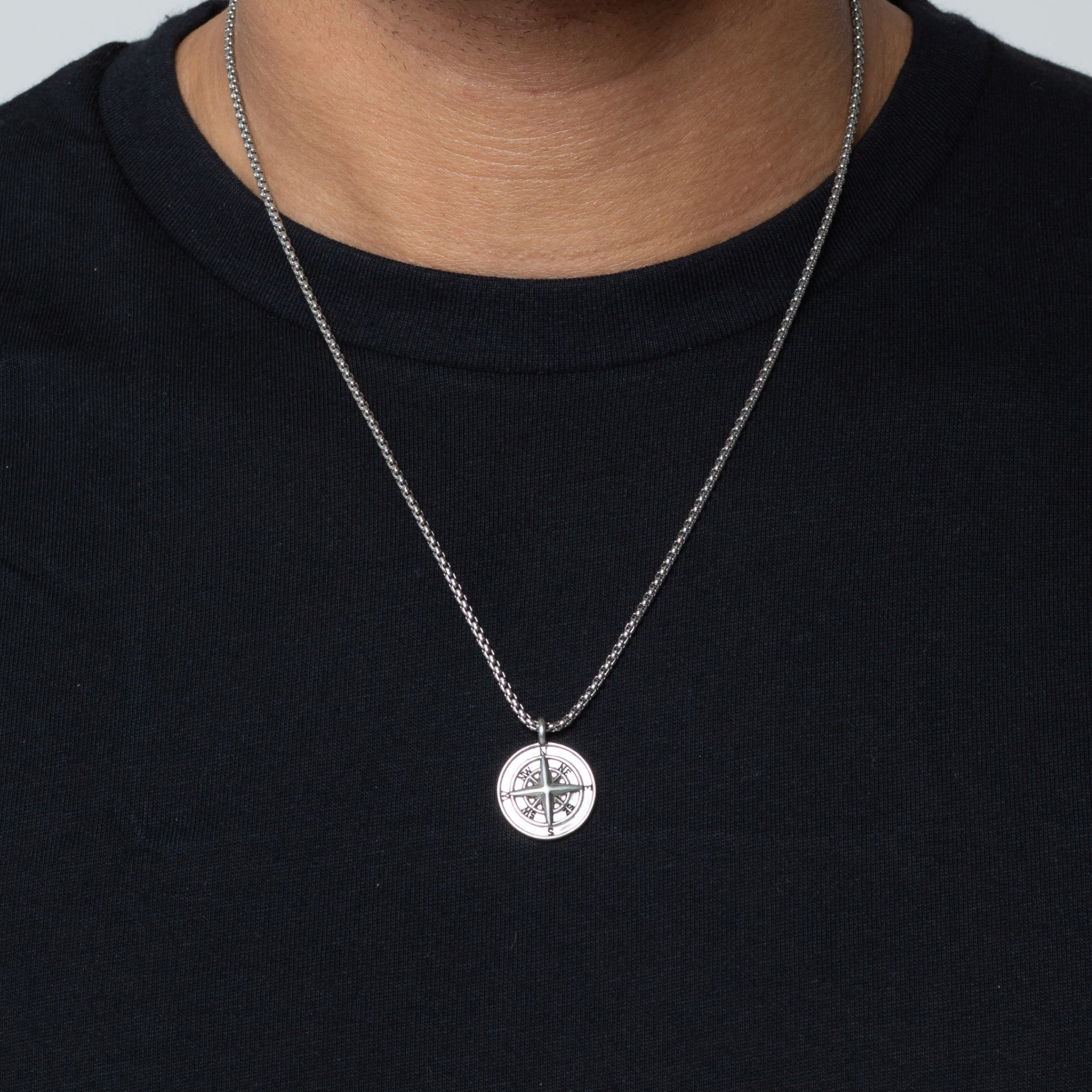 Compass Pendant Chain