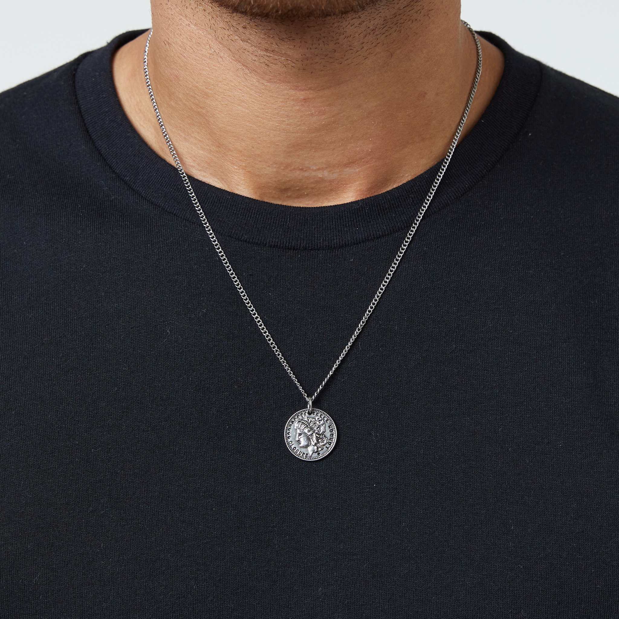 Silver 2025 penny necklace